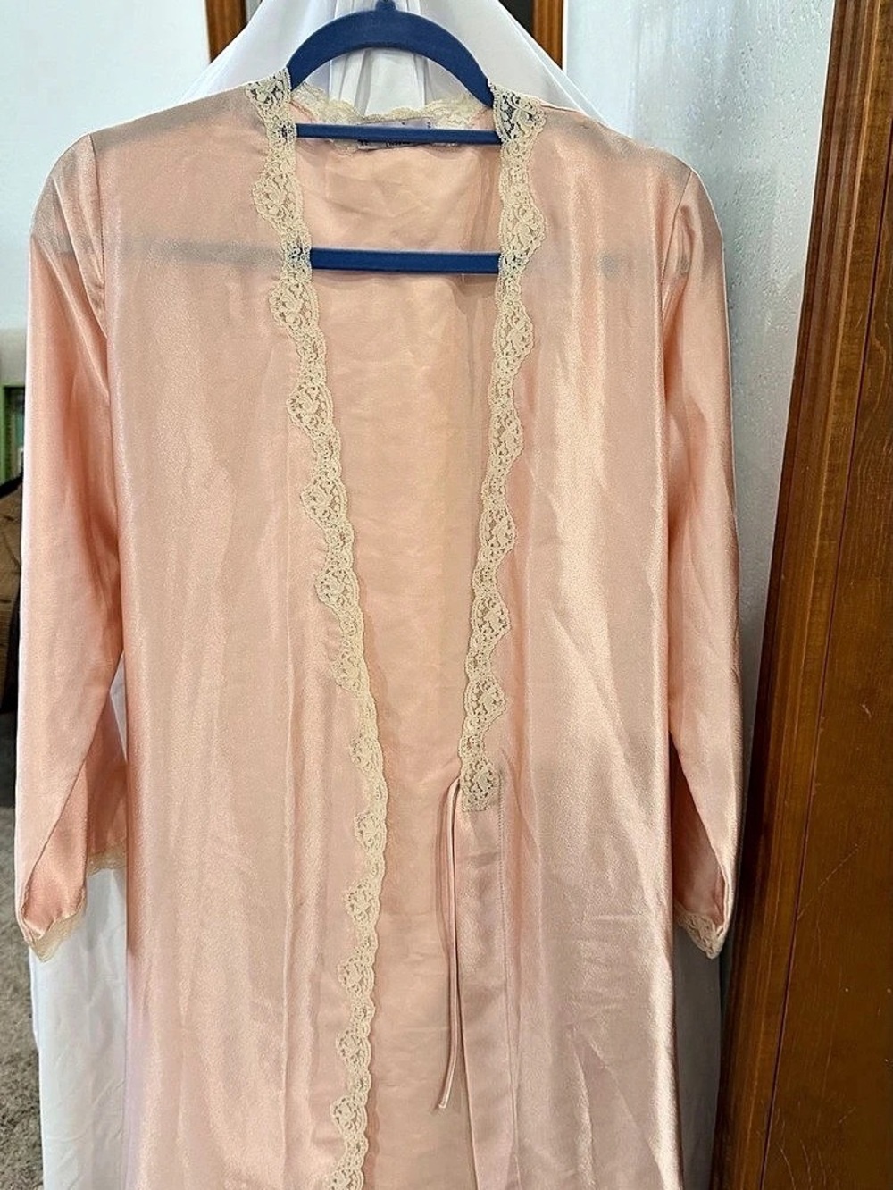 Vintage - Charmosyma- Lace Trim Robe & PJs - Made in France- Size 38